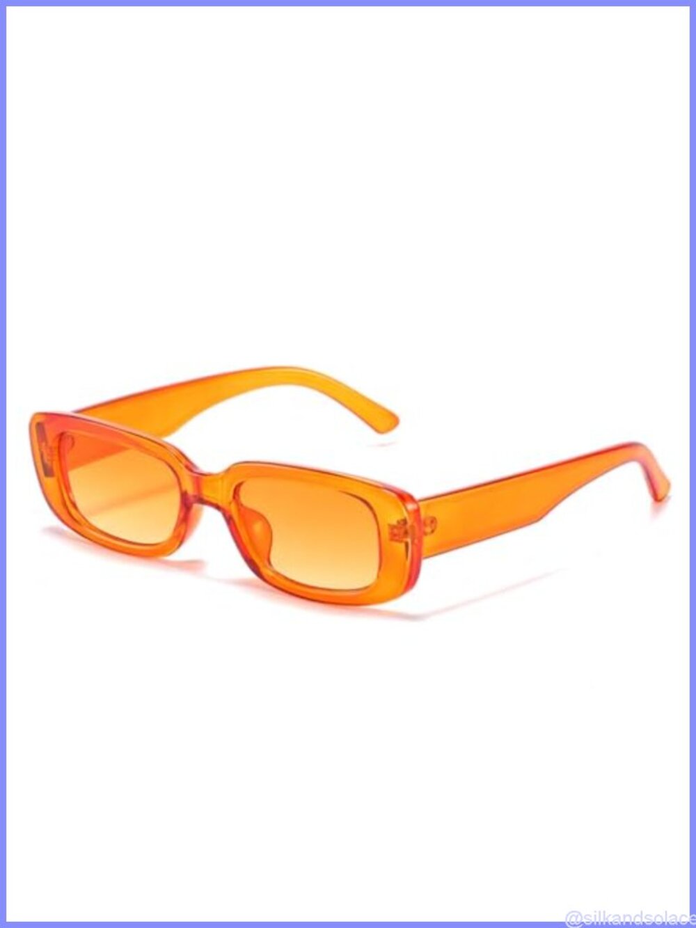 Retro Rectangle Sunglasses UV400 Polarized Full Frame Unisex Y2K 90s Style